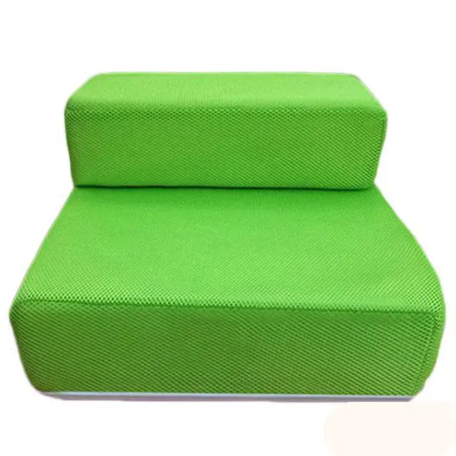 images Colorful, Foldable Bed Stairs for Pets Stunning Pets Green 67x39cm