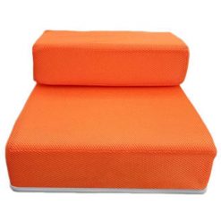 Colorful, Foldable Bed Stairs for Pets Stunning Pets Orange 67x39cm 