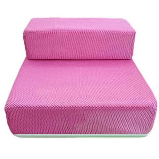Colorful, Foldable Bed Stairs for Pets Stunning Pets Pink 67x39cm