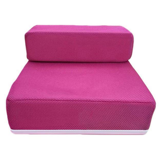 images Colorful, Foldable Bed Stairs for Pets Stunning Pets Rose red 67x39cm