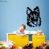 Colorful German Shepherd Dog Sticker Glamorous Dogs 77x56 cm 