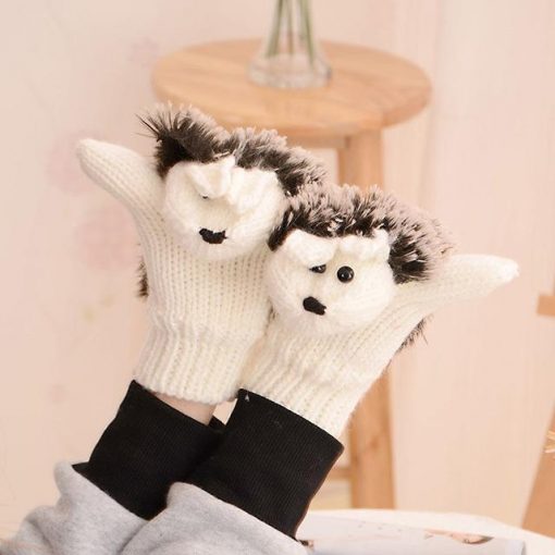 Colors Hedgehog Gloves Stunning Pets white