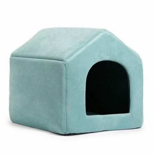 COZYBED™: 2 in 1 Cozy Bed & Sofa Luxury Pet House GlamorousDogs M Blue