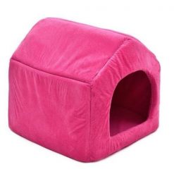 COZYBED™: 2 in 1 Cozy Bed & Sofa Luxury Pet House GlamorousDogs S Pink 