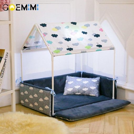 Cozy Washable Home Shaped Bed for Puppies, Cats & Small Dogs Small Dog Bed GlamorousDogs