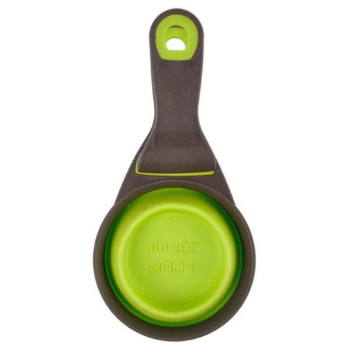 Creative Collapsible pet scoop, measuring cup & bag clip Bowl Spoon GlamorousDogs