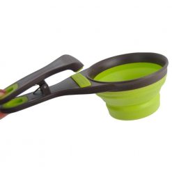 Creative Collapsible pet scoop, measuring cup & bag clip Bowl Spoon GlamorousDogs 8 oz 