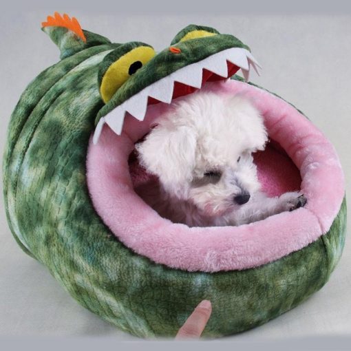 Crocodile-Shaped Pet Bed Glamorous Dogs Shop - Glamorous Accessories for Your Dog + FREE SHIPPING