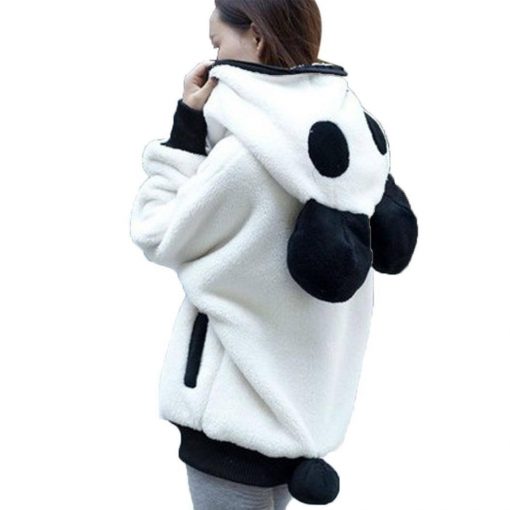 Cute Bear Ear Panda Winter Warm Hoodie Coat Stunning Pets Default Title