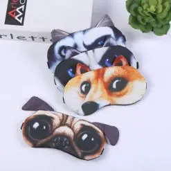 Cute Breathable Animal-themed Night Mask Eye Blinder GlamorousDogs