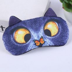 Cute Breathable Animal-themed Night Mask Eye Blinder GlamorousDogs Cute kitty 5 