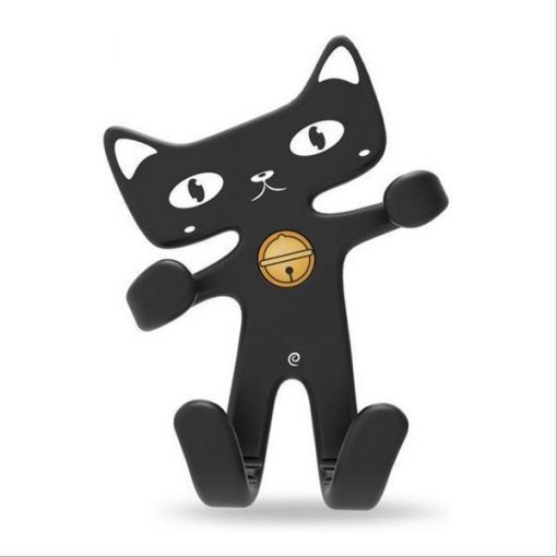 Cute Cat Mobile Phone holder Stunning Pets black