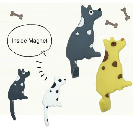 Cute Decorative Cat Magnetic Hooks – 4 Pieces Set Home accessories Stunning Pets