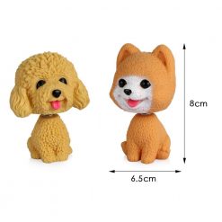 Cute Dog Bobble Head Mini Toy for the Car GlamorousDogs 