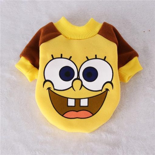 Cute Dog Costume Cotton Coat for Small Dogs Stunning Pets Yellow Dog L