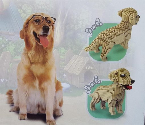 Cute Dog Mini Blocks Toy Stunning Pets