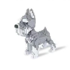 Cute Dog Mini Blocks Toy Stunning Pets schnauzer 