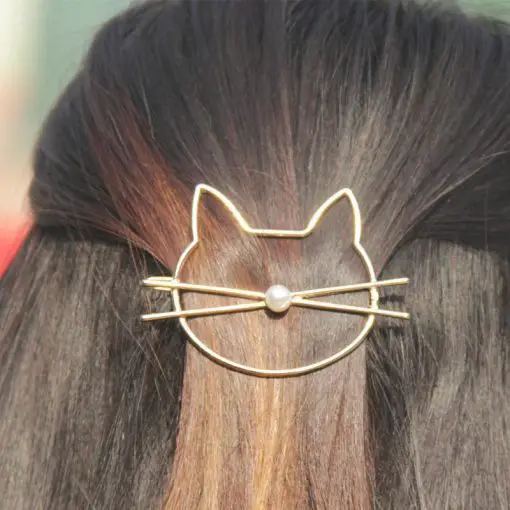 CUTE KITTY HAIR CLIPS Cat Lady Stunning Pets