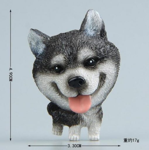 Cute Mini Husky Bulldog Fridge Magnet Stunning Pets 20