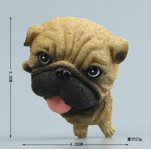 Cute Mini Husky Bulldog Fridge Magnet Stunning Pets 4