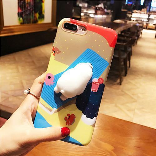 Cute Soft Silicone Squishy Stunning Pets Style 10 For iphone 6 6s