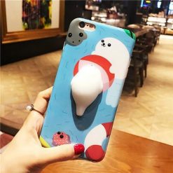 Cute Soft Silicone Squishy Stunning Pets Style 11 For iphone 6 6s 