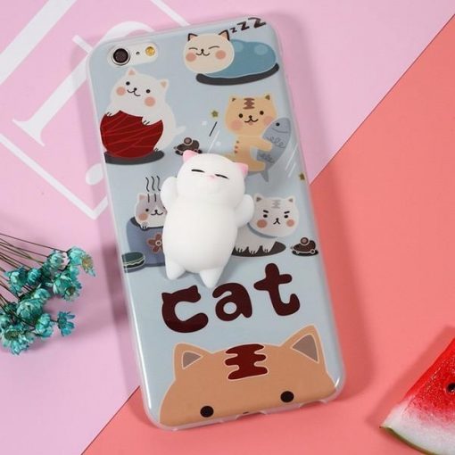 Cute Soft Silicone Squishy Stunning Pets Style 1 For iphone 6 6s