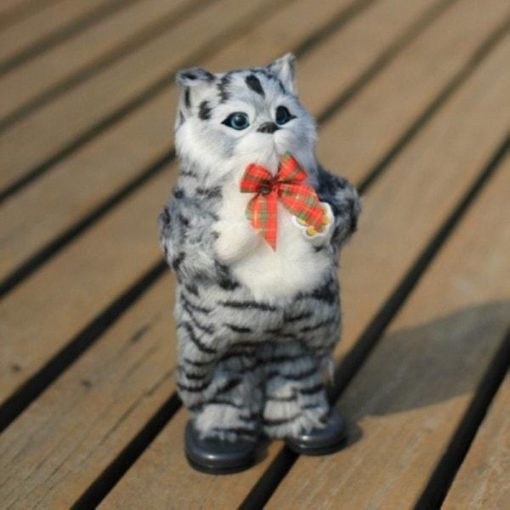 Dancing Cat Speaker: Most Interactive Kids/pets Toy Stunning Pets 30cm Grey