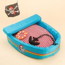 Dog Boat Bed July Test superzoo As pictures Sky blue L 70*55*13cm