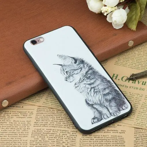 Dog & Cat Cover Case For For iPhone Stunning Pets 09 For iPhone 7 8