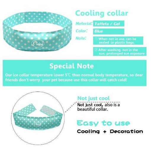 Dog Cooling Collar Reduces Heat-Stress, Fights Fatigue July Test ATC GlamorousDogs