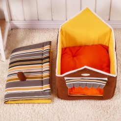 DOGMANSION: Indoor Dog House With Removable Cover Dogs Bed GlamorousDogs 