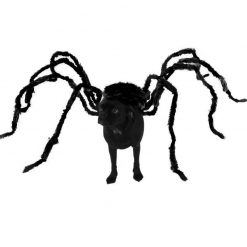 Dog With Spider Costume Scary Black Spider Halloween Halloween costume GlamorousDogs