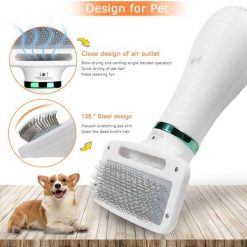DRYPET™: A Hairbrush Dryer Combination, Silent, Gentle, and Effective 2-in-1 for All Pets. Dog Hair Dryer Glamorous Dogs Shop 