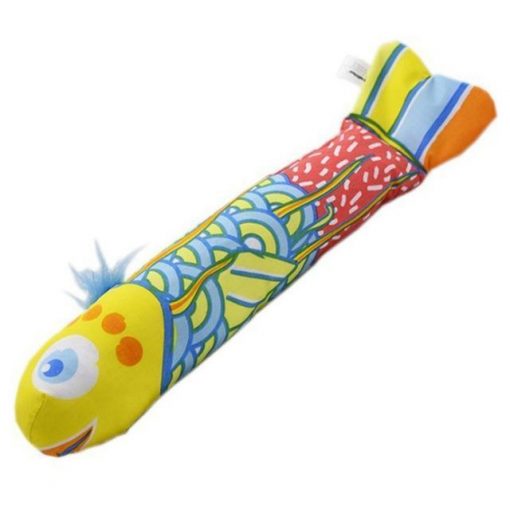 Durable Canvas and Colorful Small Fish Pillow Stunning Pets Y2
