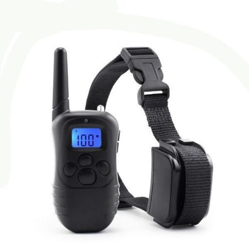 Electric Shock Vibration Rechargeable Rainproof Collar With LCD Display Stunning Pets US