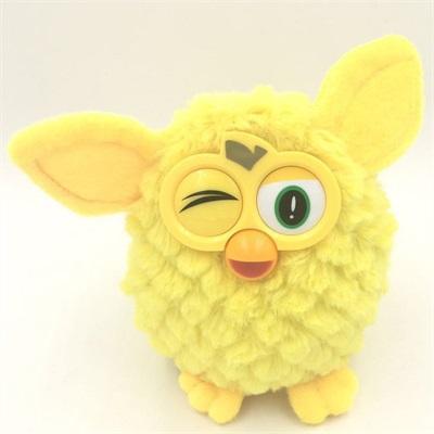 Electric Talking Owl Plush Toy Stunning Pets Yellow