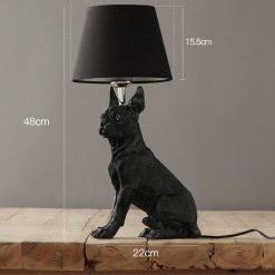 Elegant Retro Dog-inspired Table Lamp High Ticket GlamorousDogs 