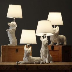 Elegant Retro Dog-inspired Table Lamp High Ticket GlamorousDogs