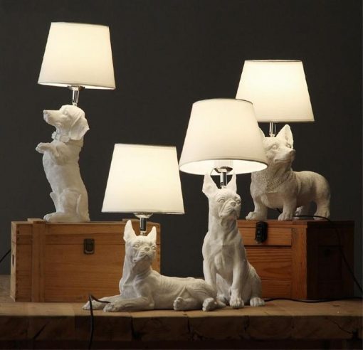 Elegant Retro Dog-inspired Table Lamp High Ticket GlamorousDogs
