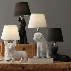 Elegant Retro Dog-inspired Table Lamp High Ticket GlamorousDogs 