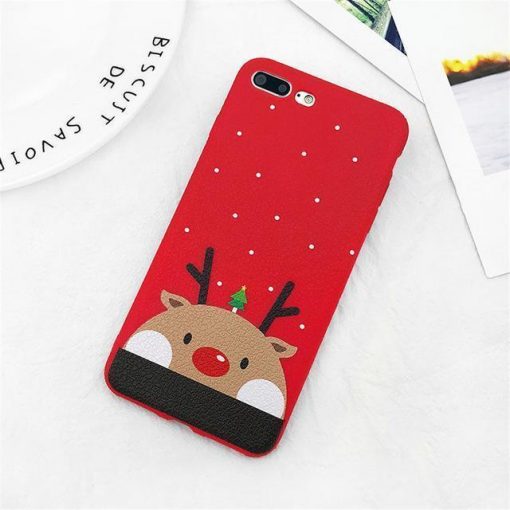 Elk Case For iPhone 7, 7 Plus, 8, 8 Plus 6 6s Plus Stunning Pets Merry Christmas Case 2 For iPhone 6 6s