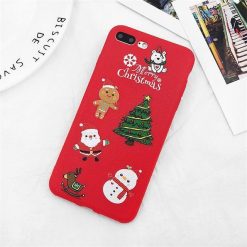 Elk Case For iPhone 7, 7 Plus, 8, 8 Plus 6 6s Plus Stunning Pets Merry Christmas Case For iPhone 6 6s 