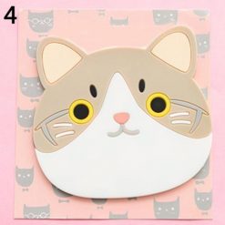 Emotional Cat Face Coasters – Pack of 6 Stunning Pets 4