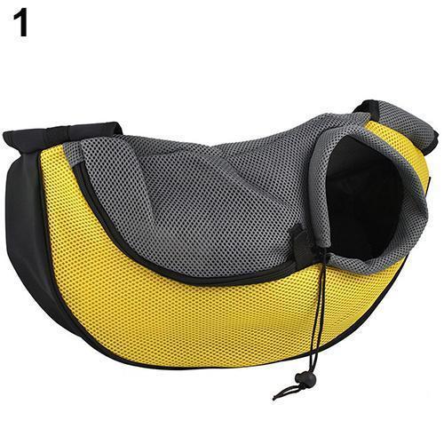 Ever wished to carry your dog hands free? Over the Shoulder Limited Edition Dog Carrier will let you do so. Stunning Pets Yellow 45cm x 13cm x 28cm