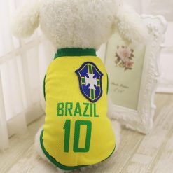 FIFA World Cup Russia 2018 EXCLUSIVE Doggo Tees Stunning Pets Brazil XS 
