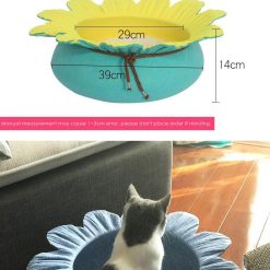 Flower-shaped Cat Bed Nest | Best Gift for Cat Owners July Test ATC GlamorousDogs