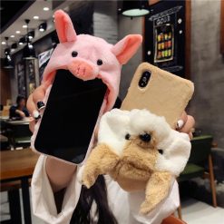 Fluffy Rabbit Hat Phone Case Stunning Pets 