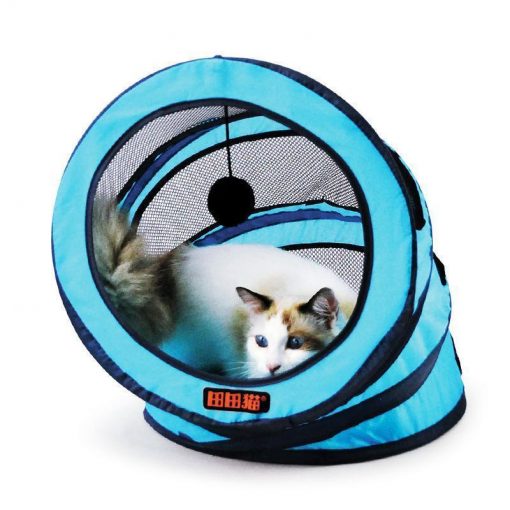 Fold-able Cat Tunnel Toy Stunning Pets