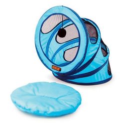 Fold-able Cat Tunnel Toy Stunning Pets Blue 
